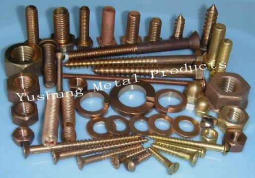 Silicon Bronze Fastener,Screw,Bolt,Nut,Washer,Threaded Rod,Nail